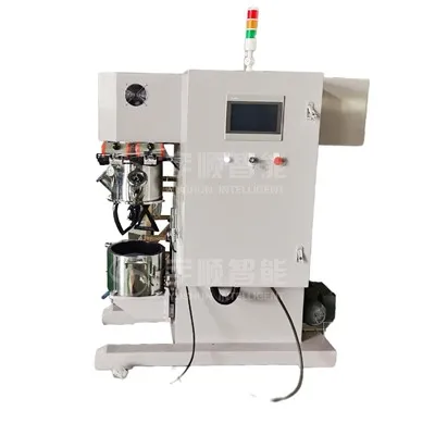 Pembancuh Kosmetik 30L Automatik Makmal Perindustrian Vakum Pengadun Planet Berganda